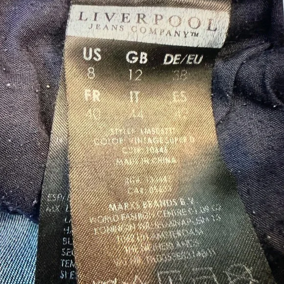 Liverpool Jeans Company Straight Leg Jeans - Picture 6 of 8